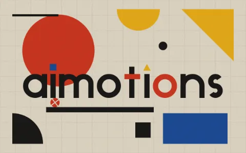 Preview frame of the Bauhaus Geometry animated text effect