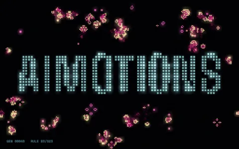Preview frame of the Cellular Automaton Glow animated text effect