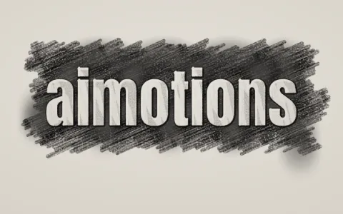 Preview frame of the Charcoal Lift-Out animated text effect