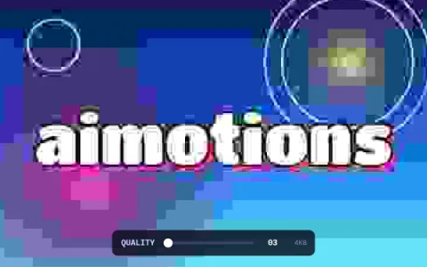 Preview frame of the Compression Crunch animated text effect
