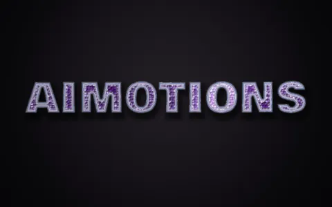 Preview frame of the Crystal Geode Letters animated text effect