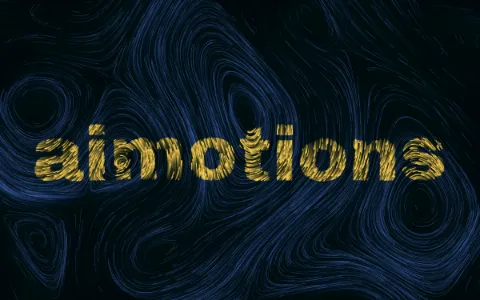 Preview frame of the Flow Field Trails animated text effect