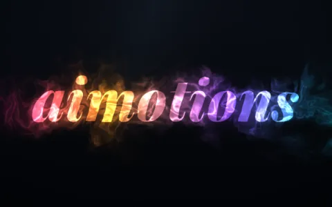 Preview frame of the Ink in Water animated text effect