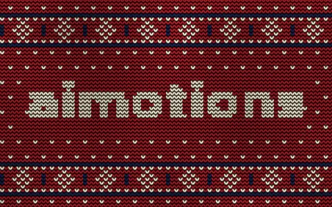 Preview frame of the Knitted Sweater Intarsia animated text effect