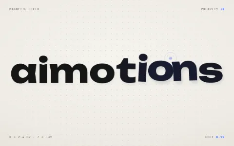 Preview frame of the Magnetic Letters animated text effect