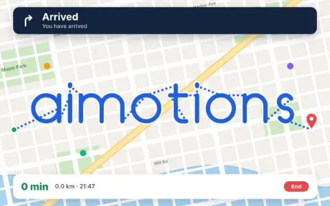 Preview frame of the Map Route Navigation animated text effect