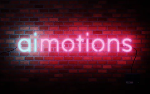Preview frame of the Neon Sign Warm-Up animated text effect