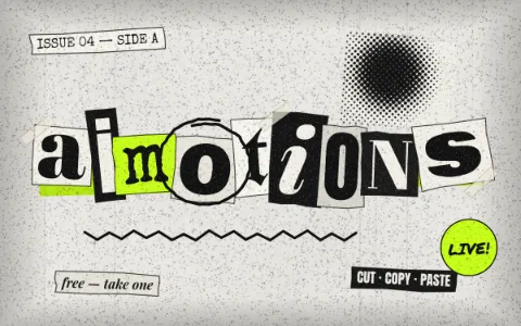 Preview frame of the Punk Zine Cut-up animated text effect