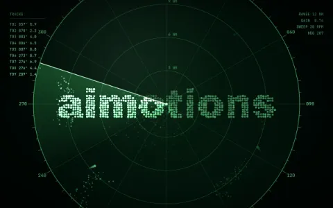 Preview frame of the Radar Sweep Scope animated text effect