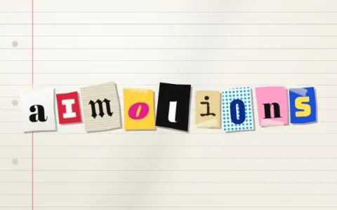 Preview frame of the Ransom Note Collage animated text effect