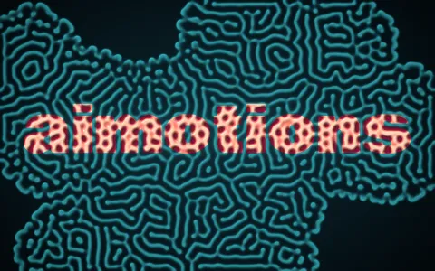 Preview frame of the Reaction-Diffusion Coral animated text effect