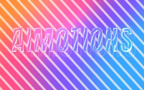 Preview frame of the Refractive Glass Letters animated text effect
