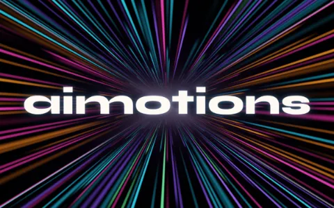 Preview frame of the Slit-Scan Light Corridor animated text effect