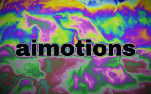 Preview frame of the Soap Film Iridescence animated text effect
