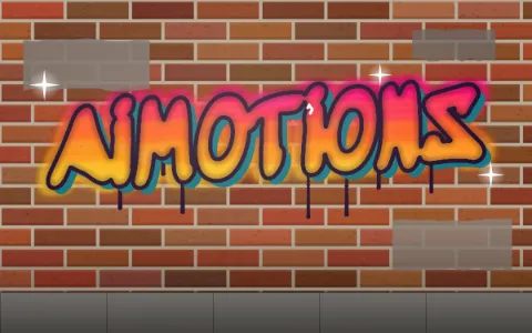 Preview frame of the Spray Paint Graffiti animated text effect