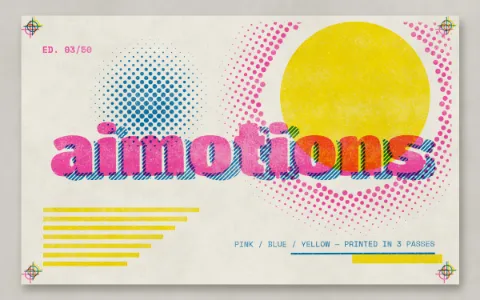Preview frame of the Stencil Duplicator Print animated text effect