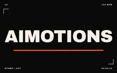 Preview frame of the Stomp Cut Edit animated text effect