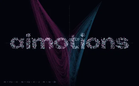 Preview frame of the Strange Attractor Morph animated text effect