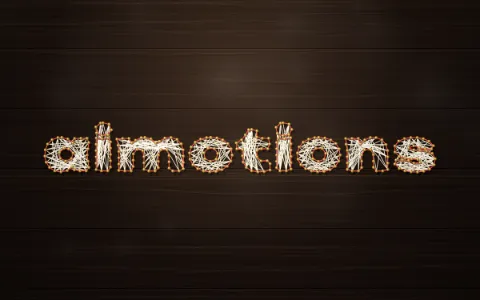 Preview frame of the String Art Board animated text effect